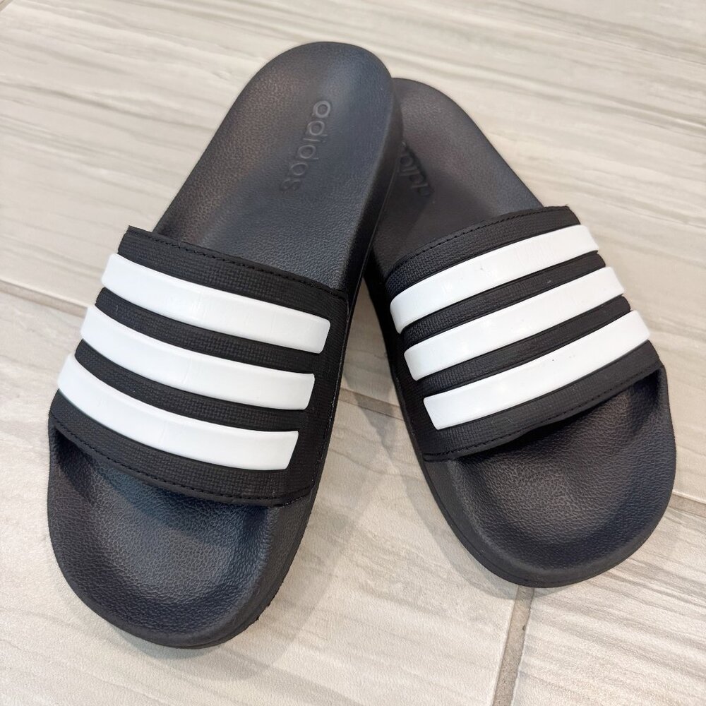 Adidas‎ Mens Striped Slides Size 8